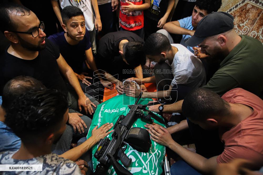 Funeral of the two Palestinians killed in the last infiltration into Israel