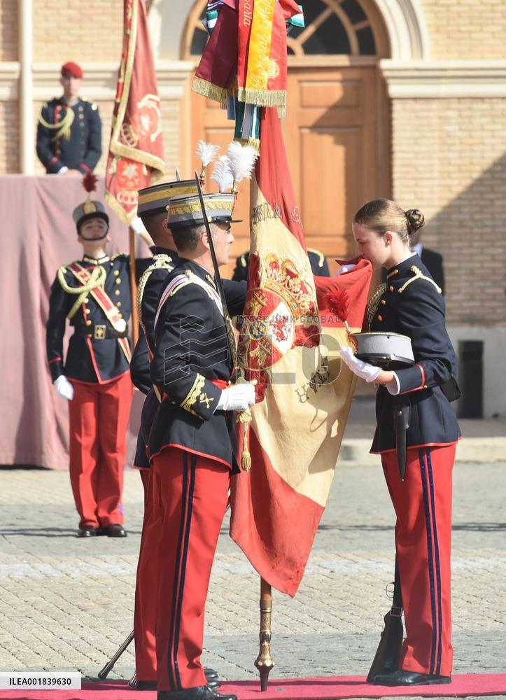 Princess Leonor At The Swearing In At General Military Academy - Zaragoza
