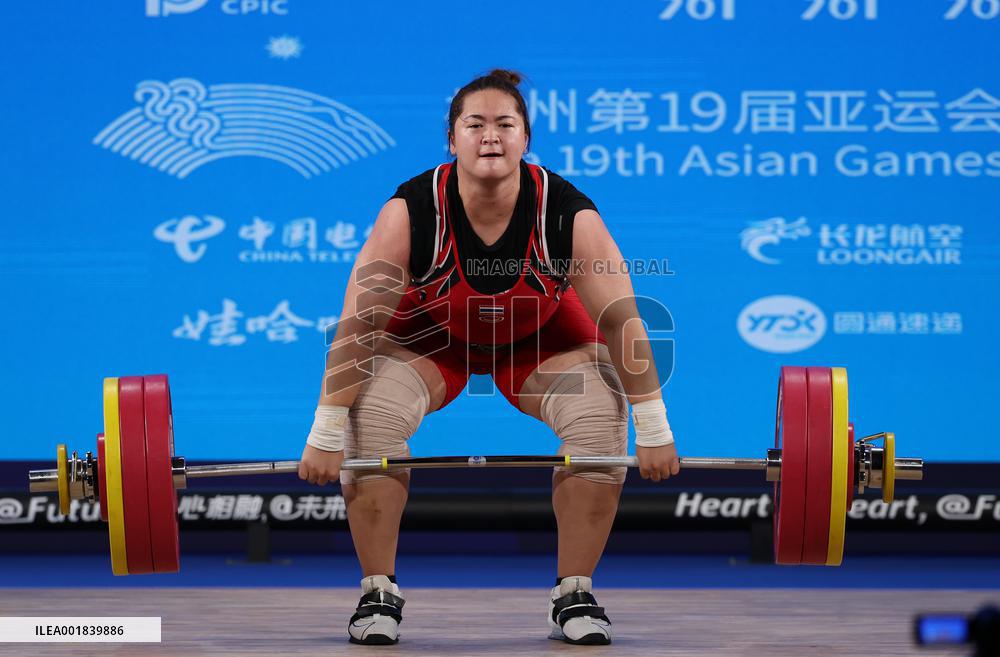(SP)CHINA-HANGZHOU-ASIAN GAMES-WEIGHTLIFTING(CN)