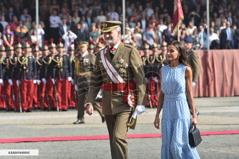 Princess Leonor At The Swearing In At General Military Academy - Zaragoza