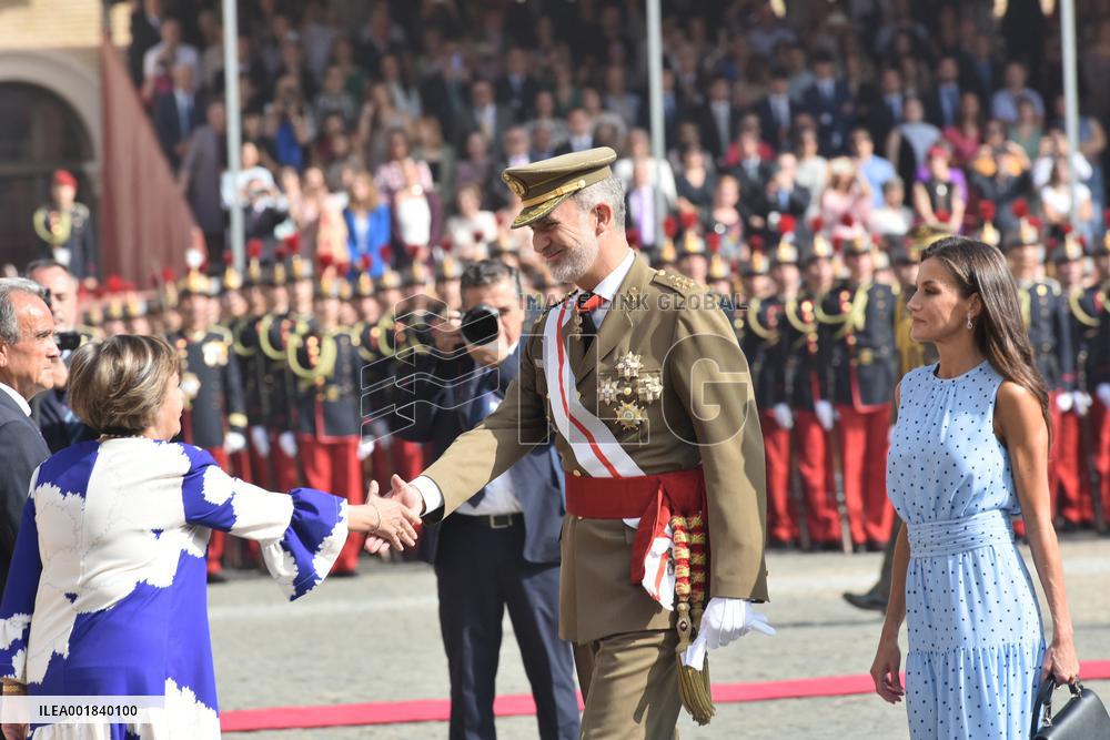 Princess Leonor At The Swearing In At General Military Academy - Zaragoza