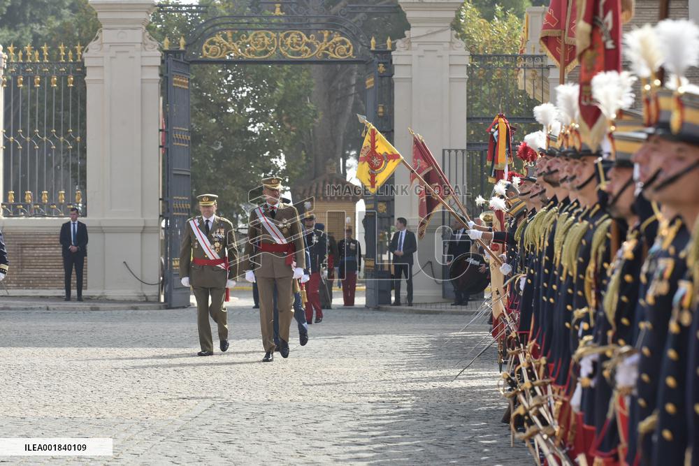 Princess Leonor At The Swearing In At General Military Academy - Zaragoza