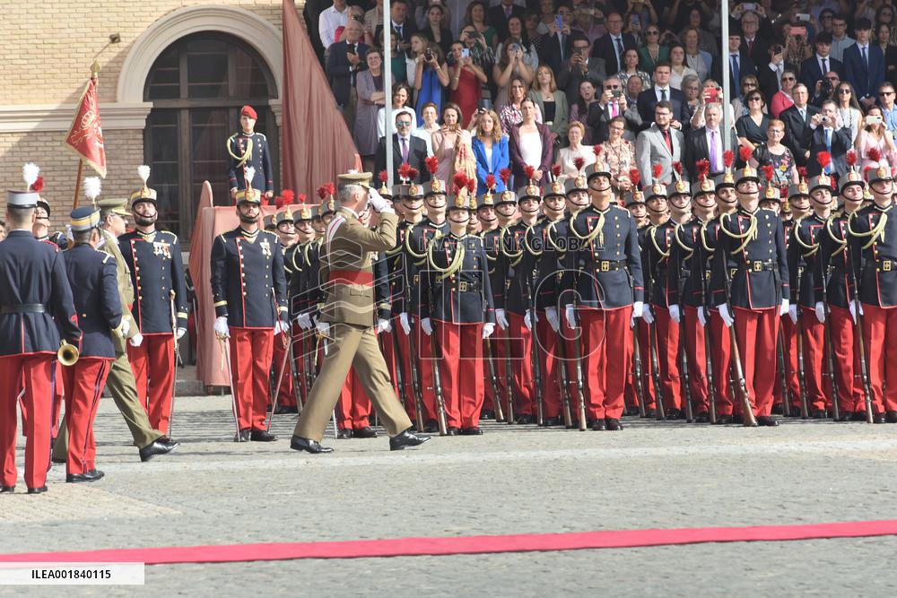 Princess Leonor At The Swearing In At General Military Academy - Zaragoza