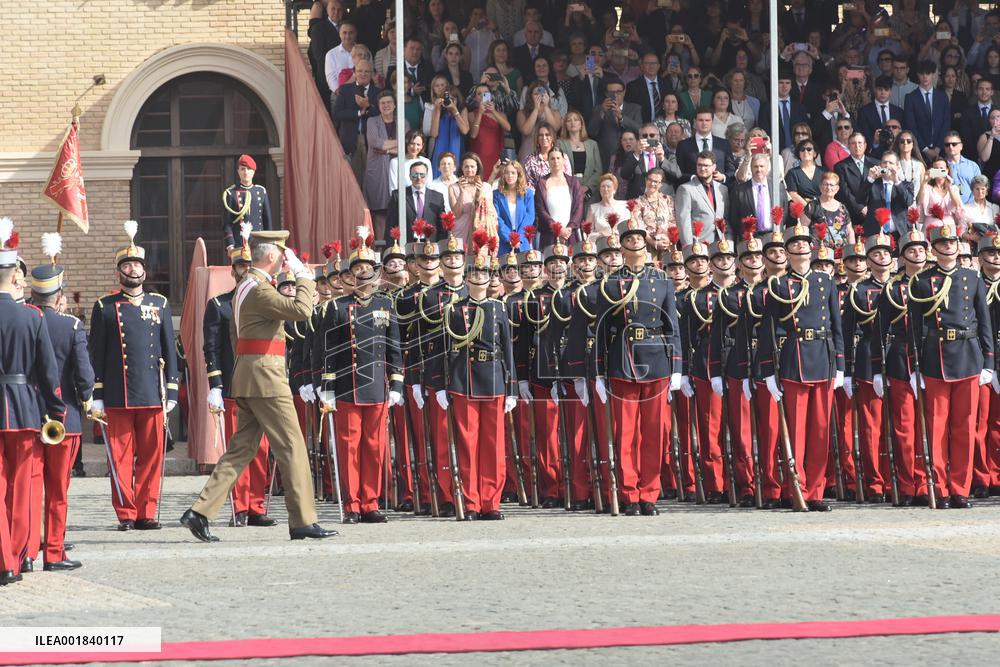 Princess Leonor At The Swearing In At General Military Academy - Zaragoza