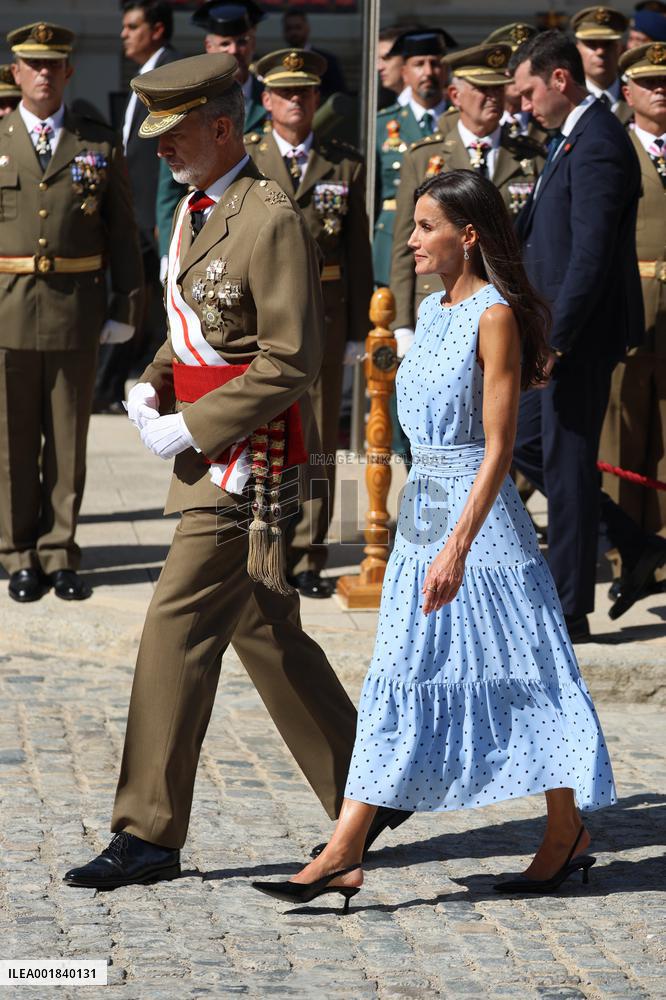 Princess Leonor At The Swearing In At General Military Academy - Zaragoza