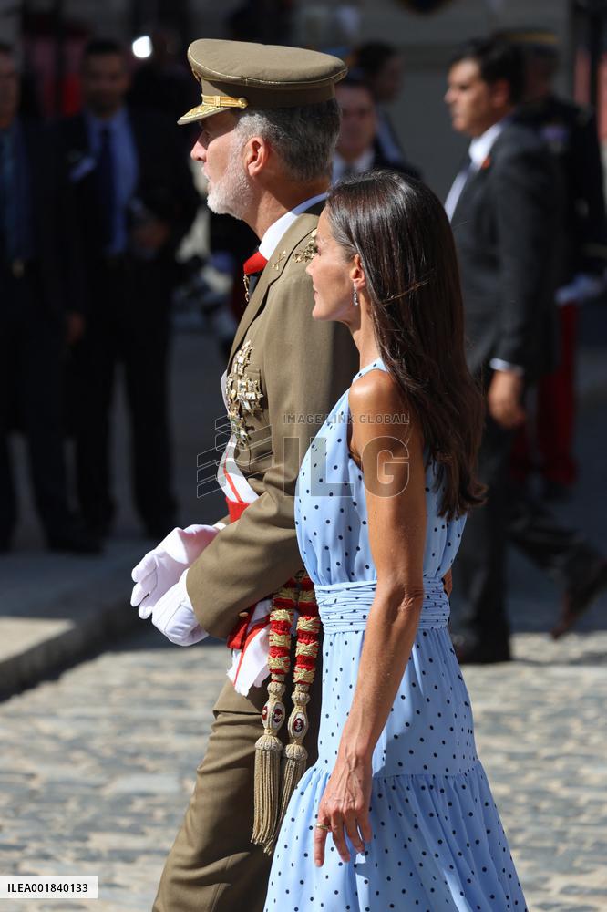 Princess Leonor At The Swearing In At General Military Academy - Zaragoza