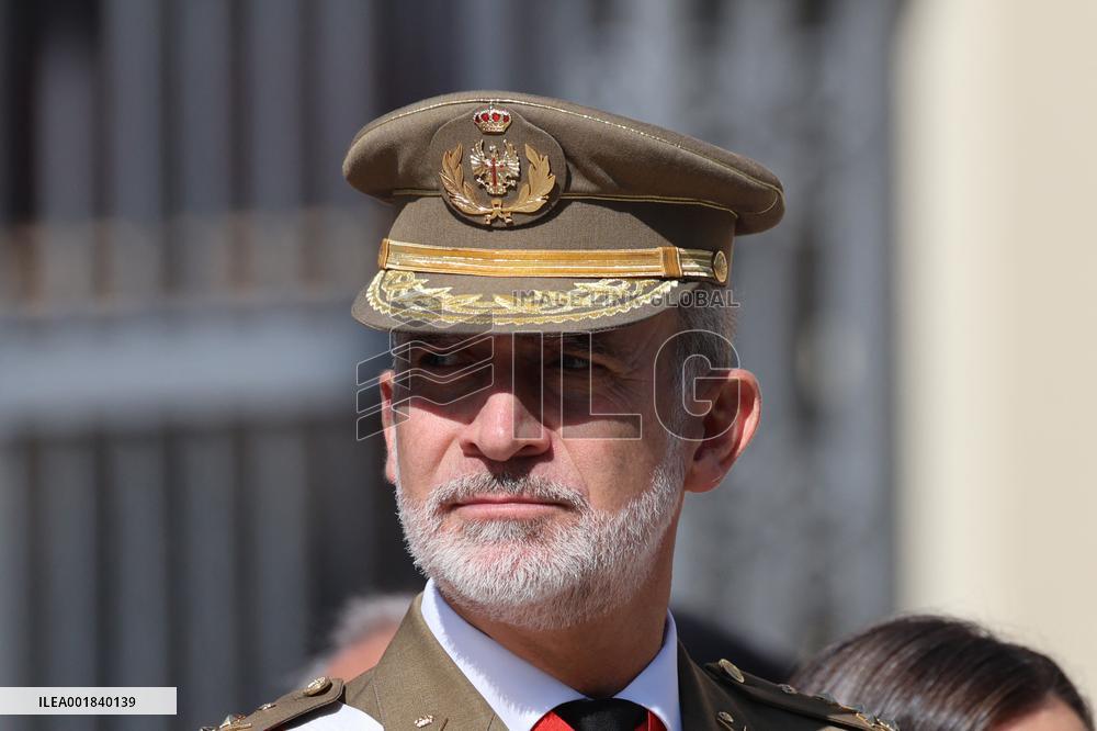 Princess Leonor At The Swearing In At General Military Academy - Zaragoza