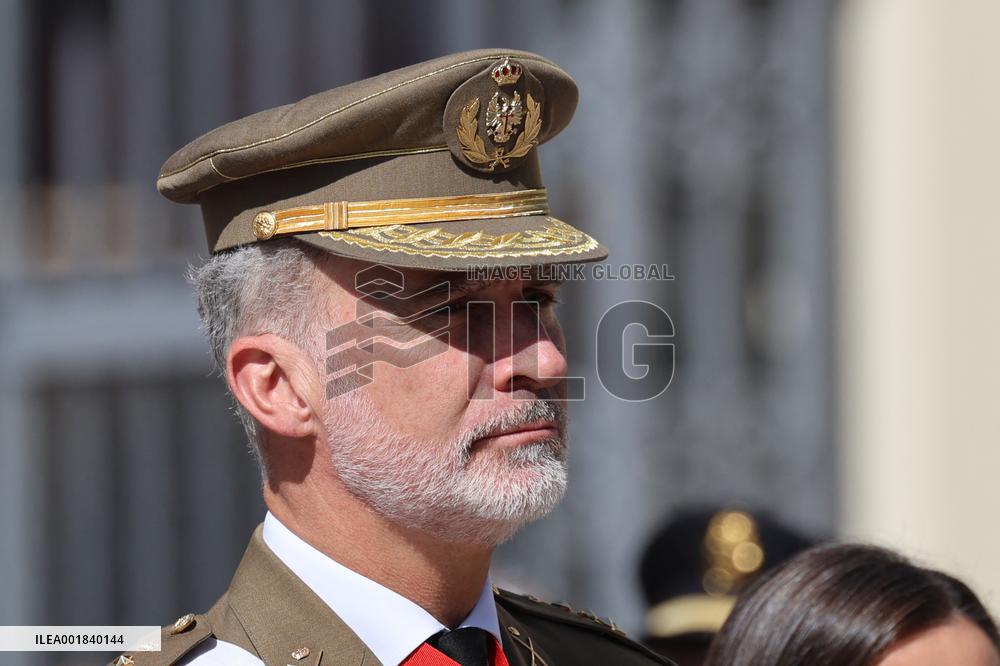 Princess Leonor At The Swearing In At General Military Academy - Zaragoza
