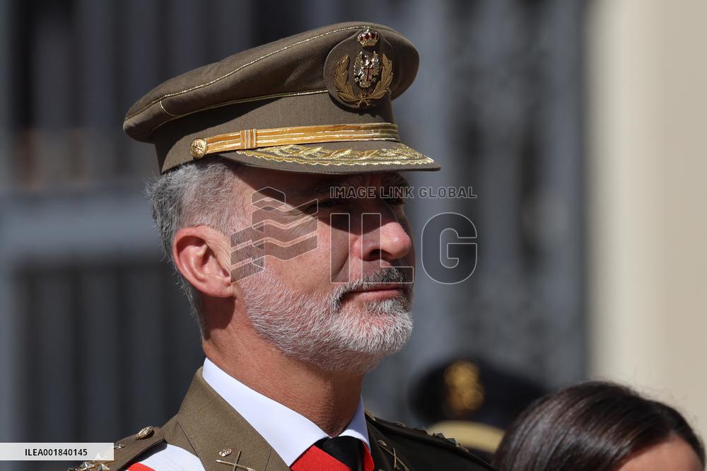 Princess Leonor At The Swearing In At General Military Academy - Zaragoza