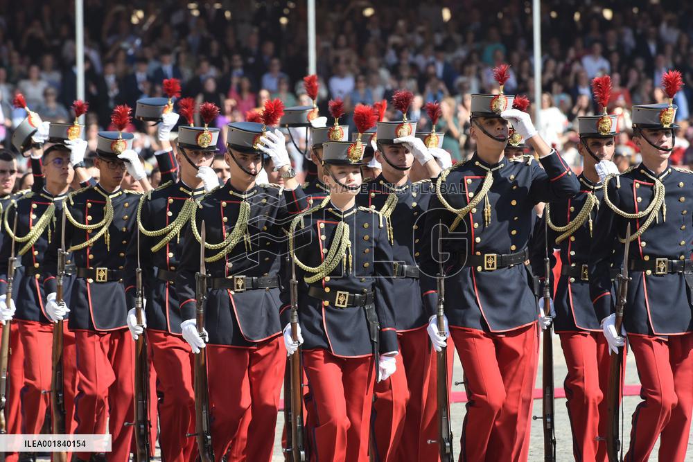 Princess Leonor At The Swearing In At General Military Academy - Zaragoza