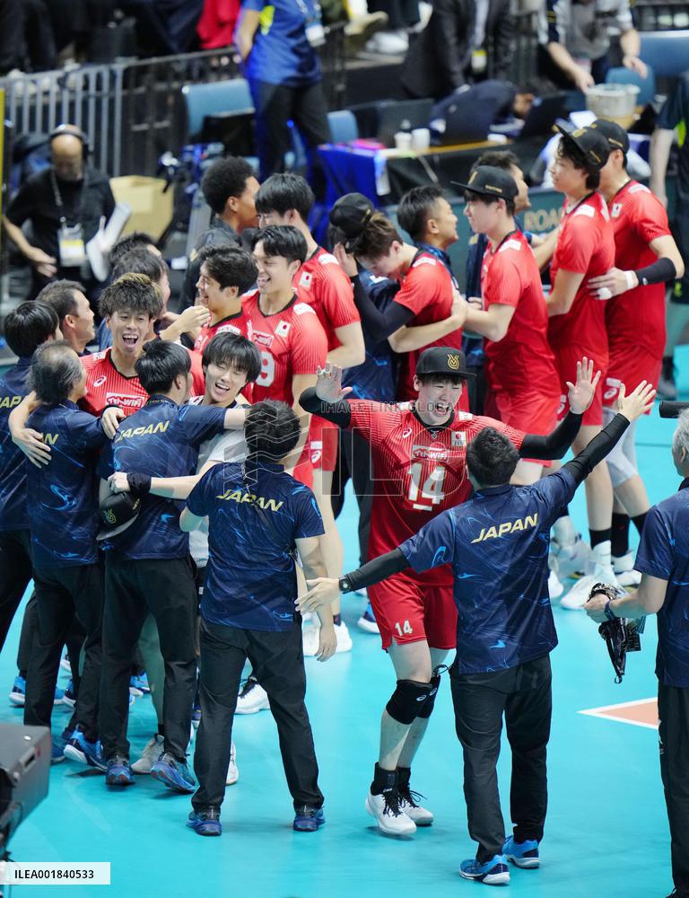 Volleyball: Japan's men qualify for 2024 Paris Olympics