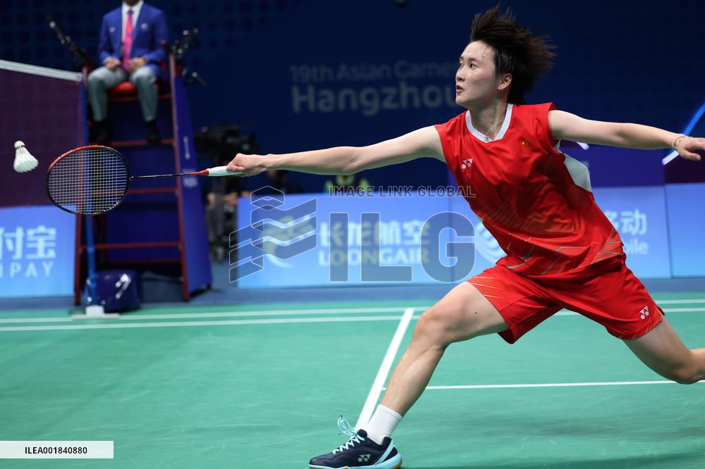(SP)CHINA-HANGZHOU-ASIAN GAMES-BADMINTON (CN)