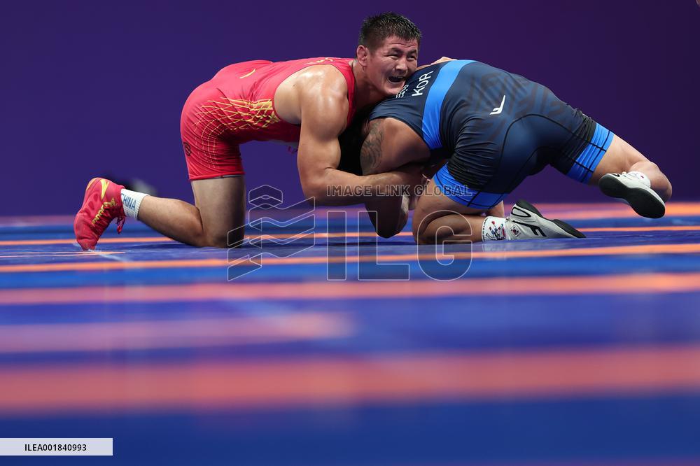 (SP)CHINA-HANGZHOU-ASIAN GAMES-WRESTLING (CN)