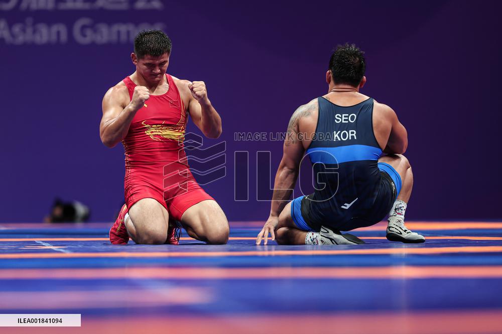 (SP)CHINA-HANGZHOU-ASIAN GAMES-WRESTLING (CN)