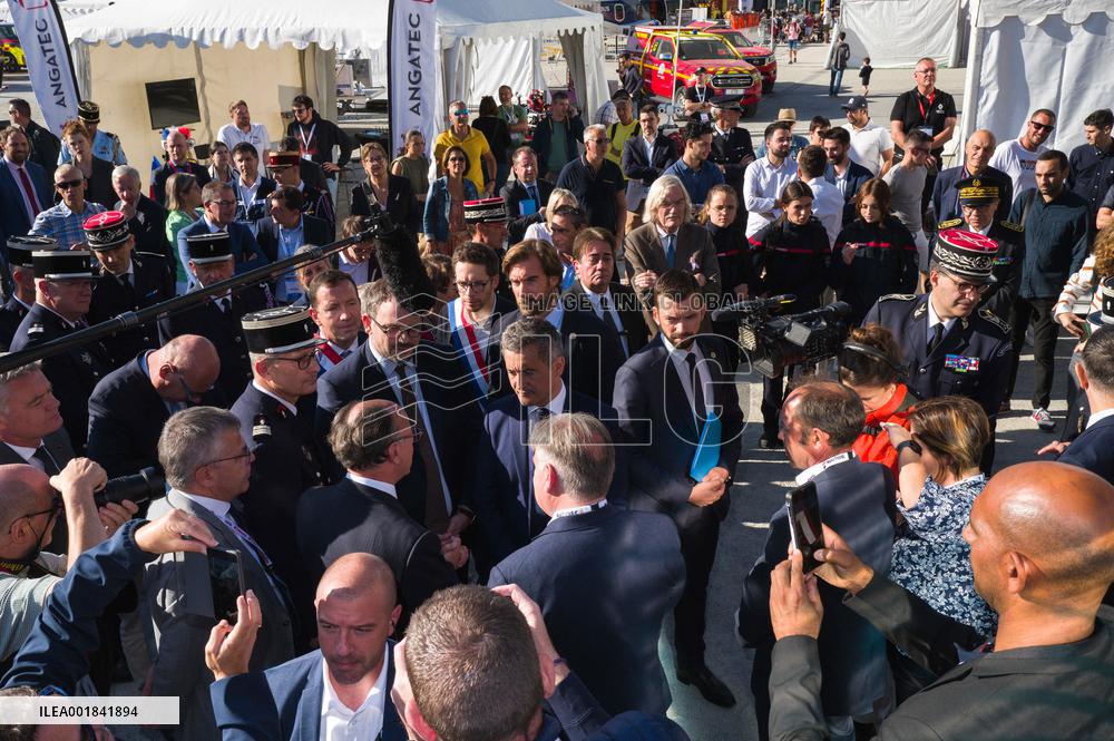 Gerald Darmanin And Aurelien Rousseau To Attend The 129 National Firefighters Congress