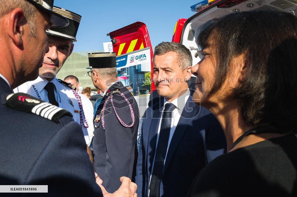 Gerald Darmanin And Aurelien Rousseau To Attend The 129 National Firefighters Congress