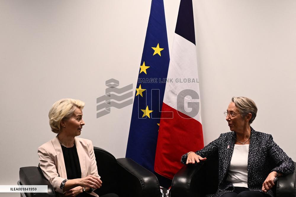 Elisabeth Borne And Ursula Von Der Leyen Meeting - Bordeaux