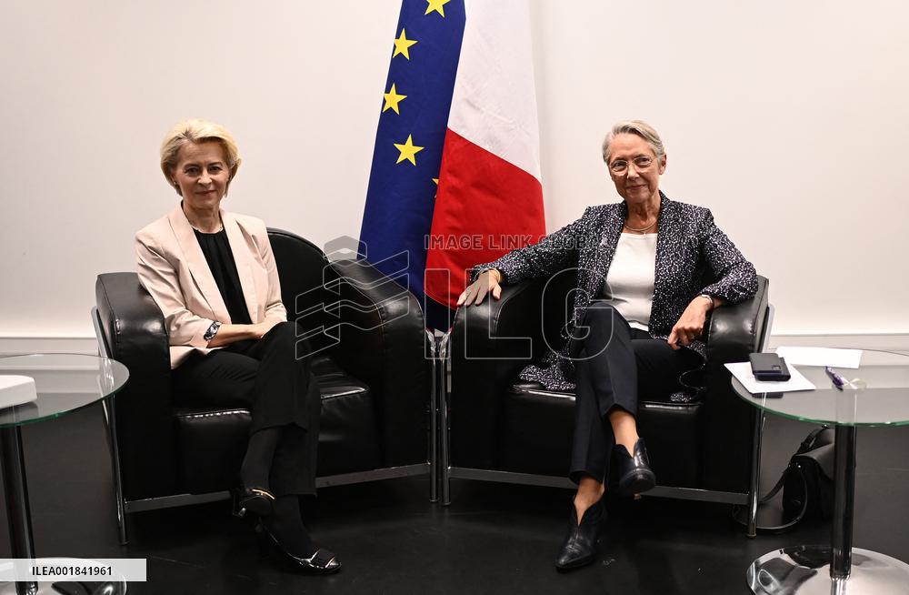 Elisabeth Borne And Ursula Von Der Leyen Meeting - Bordeaux