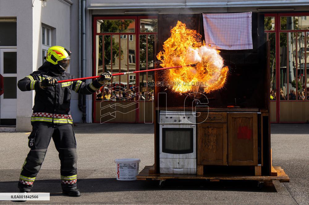 CROATIA-ZAGREB-FIREFIGHTER-OPEN DAY