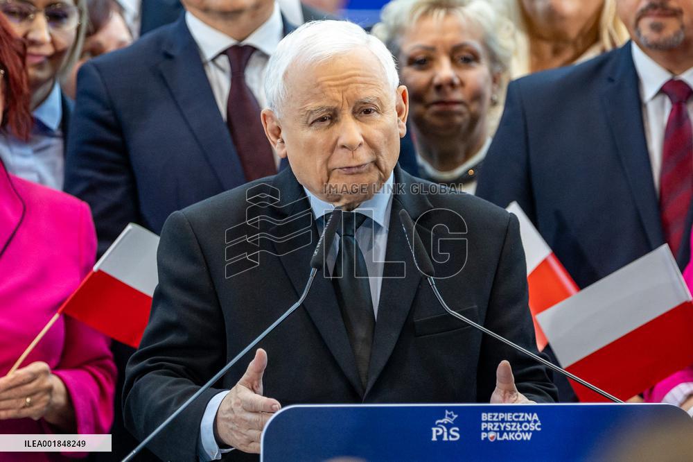 PiS Campaign Rally In Jasionka - Poland