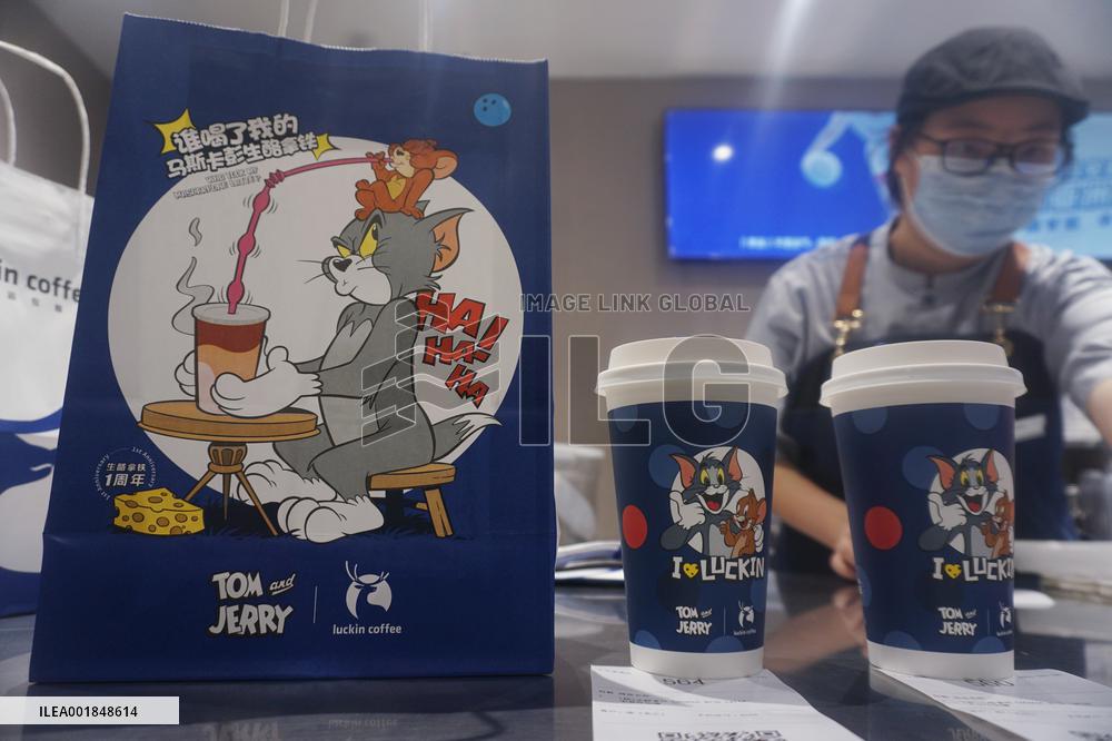 Luckin And Tom and Jerry Jointly Mascarpone Latte Coffee