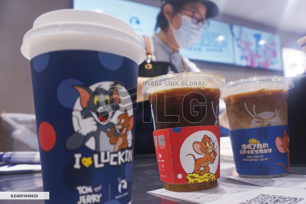 Luckin And Tom and Jerry Jointly Mascarpone Latte Coffee