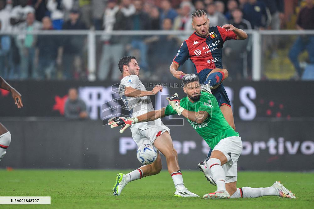 AC Milan - Giroud Replaces Maignan In Goal