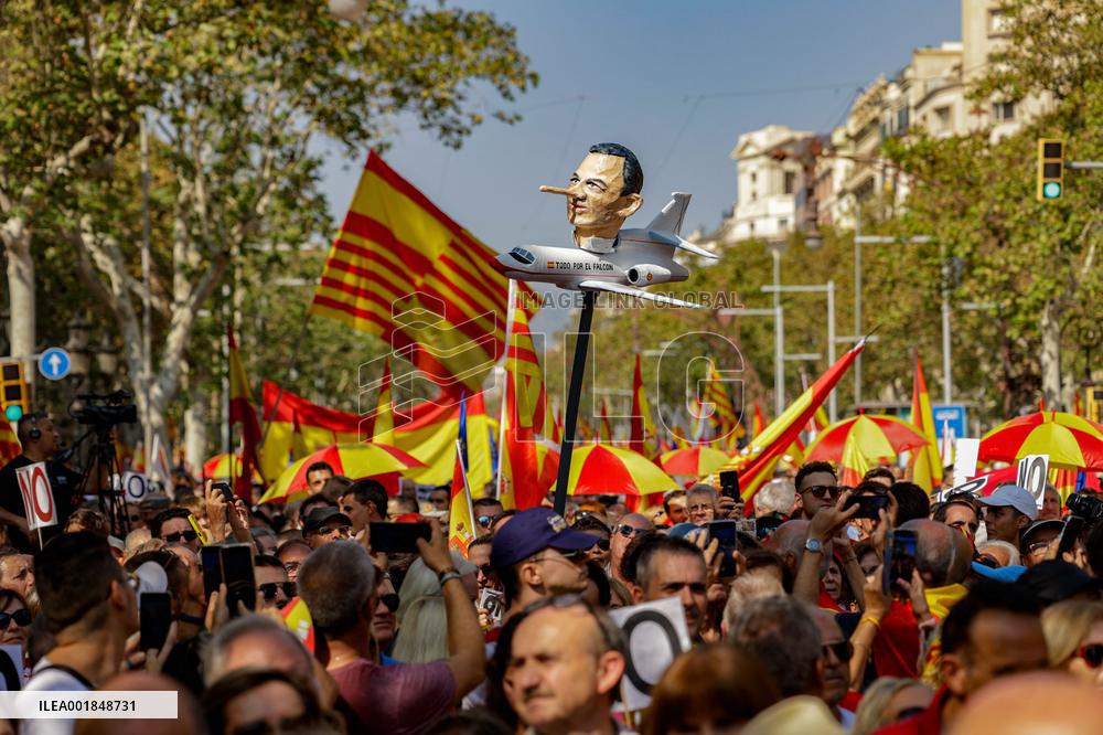 Anti-Amnesty Rally - Barcelona