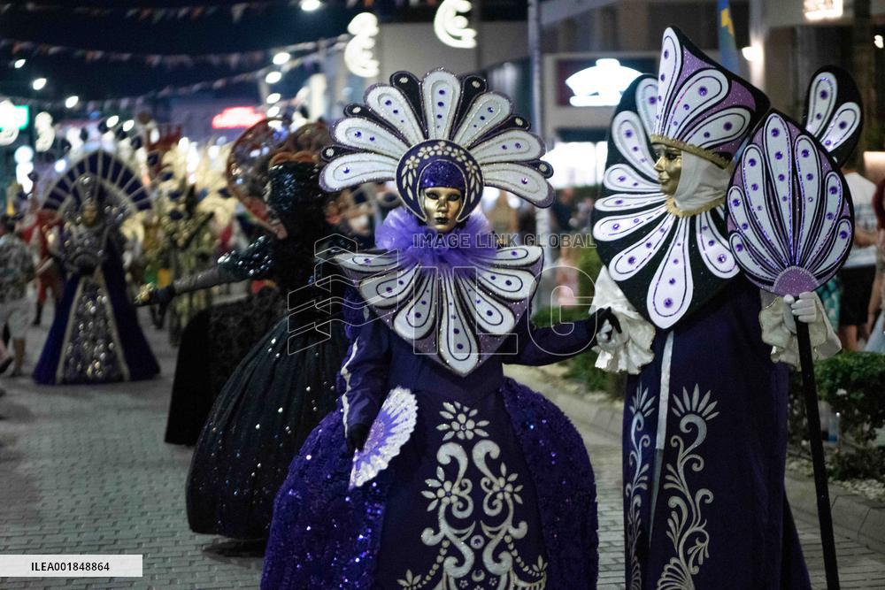 CYPRUS-AYIA NAPA-MEDIEVAL FESTIVAL-PARADE