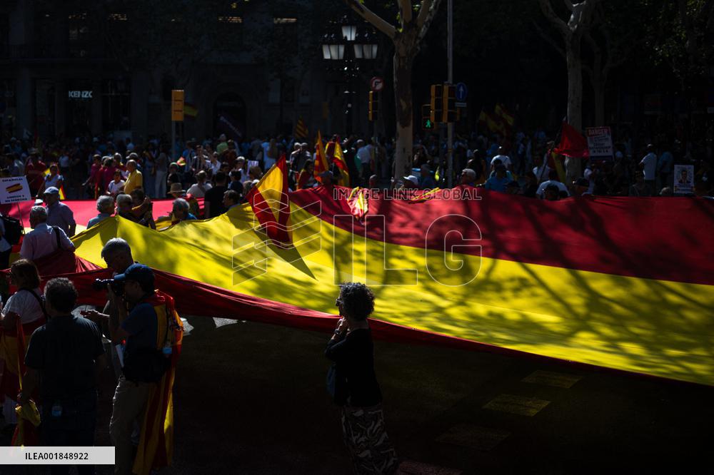Anti-Amnesty Rally - Barcelona
