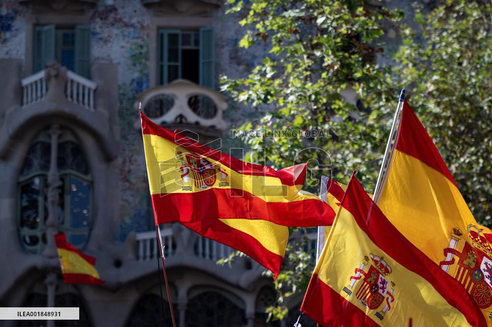 Anti-Amnesty Rally - Barcelona