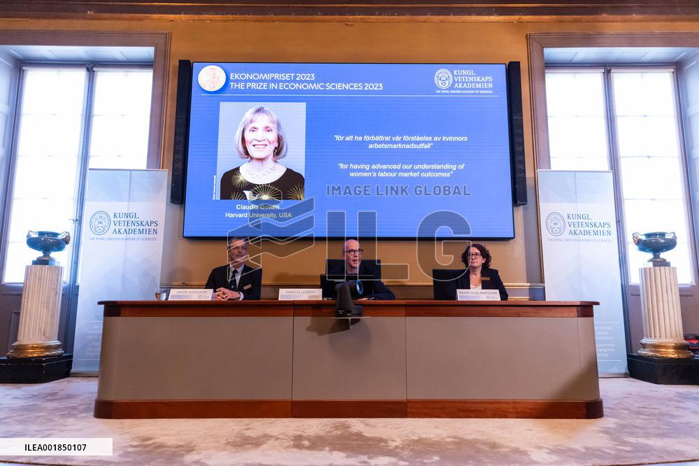 SWEDEN-STOCKHOLM-NOBEL PRIZE-ECONOMIC SCIENCES