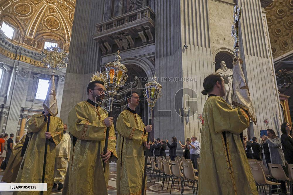 Patriarch of Melkite Greek Church Presided A Mass - Vatican