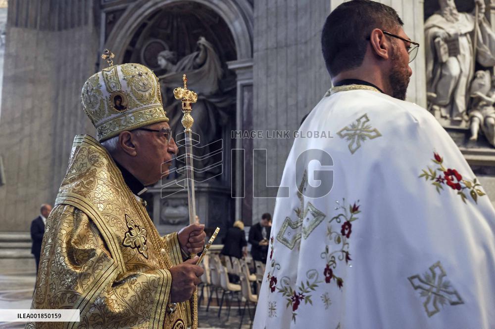 Patriarch of Melkite Greek Church Presided A Mass - Vatican