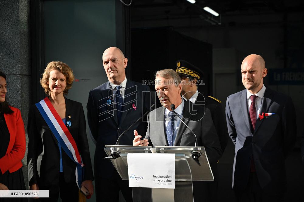 Jean-Noel Barrot And Roland Lescure Visit To Corwave's New Premises - Clichy