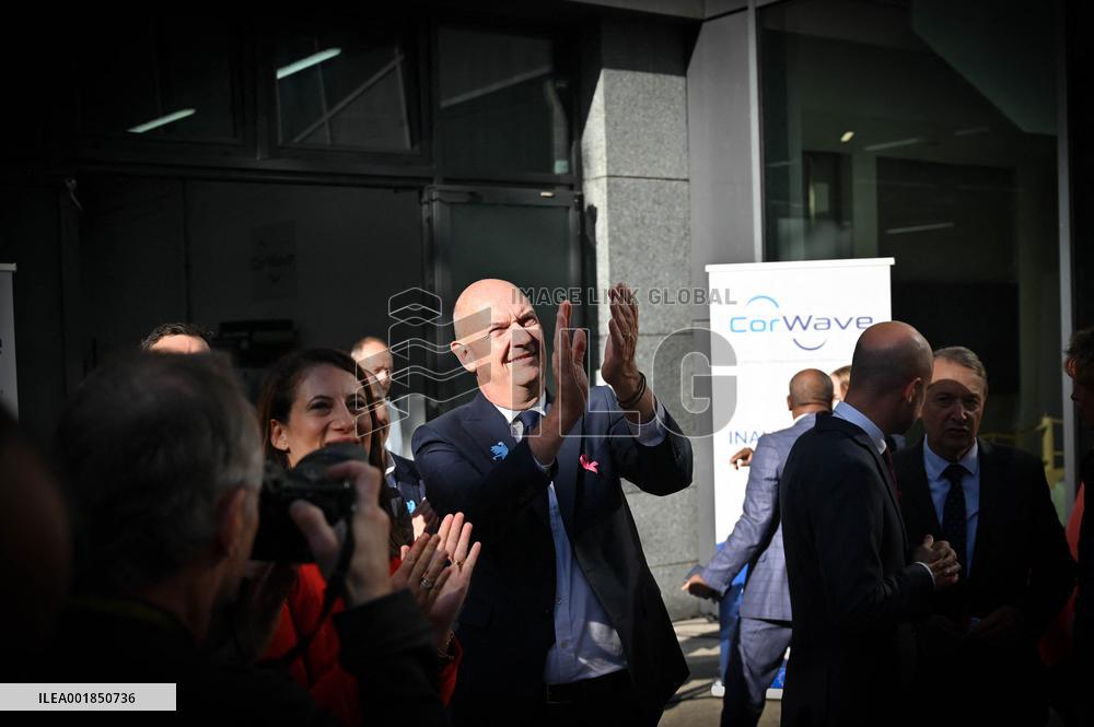 Jean-Noel Barrot And Roland Lescure Visit To Corwave's New Premises - Clichy