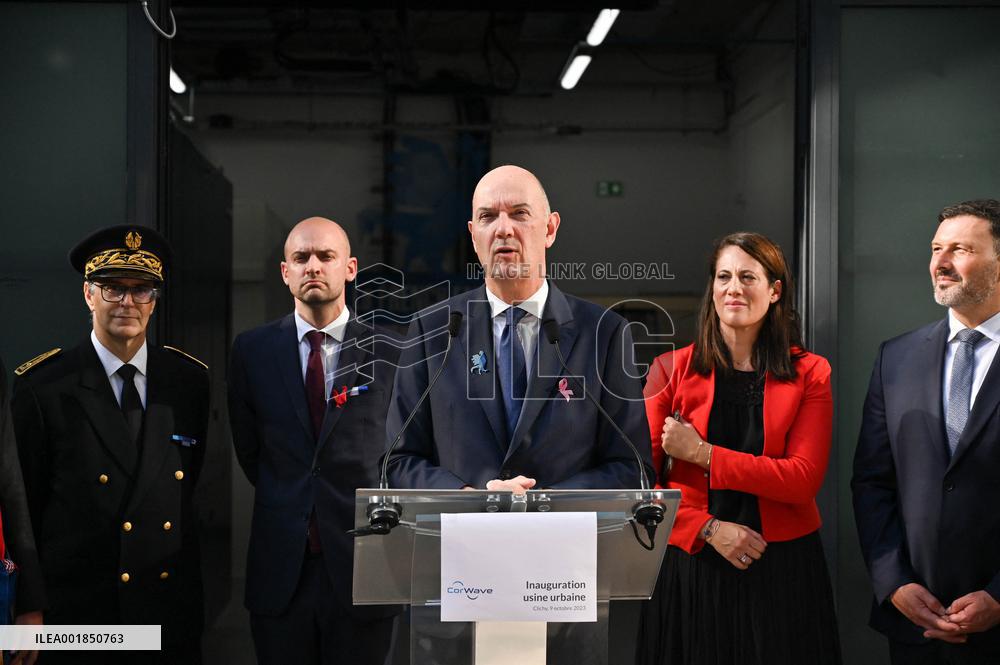 Jean-Noel Barrot And Roland Lescure Visit To Corwave's New Premises - Clichy