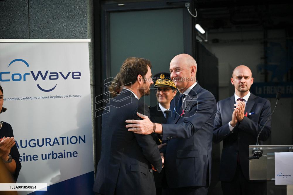 Jean-Noel Barrot And Roland Lescure Visit To Corwave's New Premises - Clichy