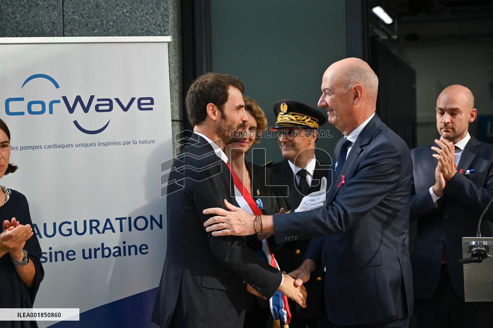 Jean-Noel Barrot And Roland Lescure Visit To Corwave's New Premises - Clichy
