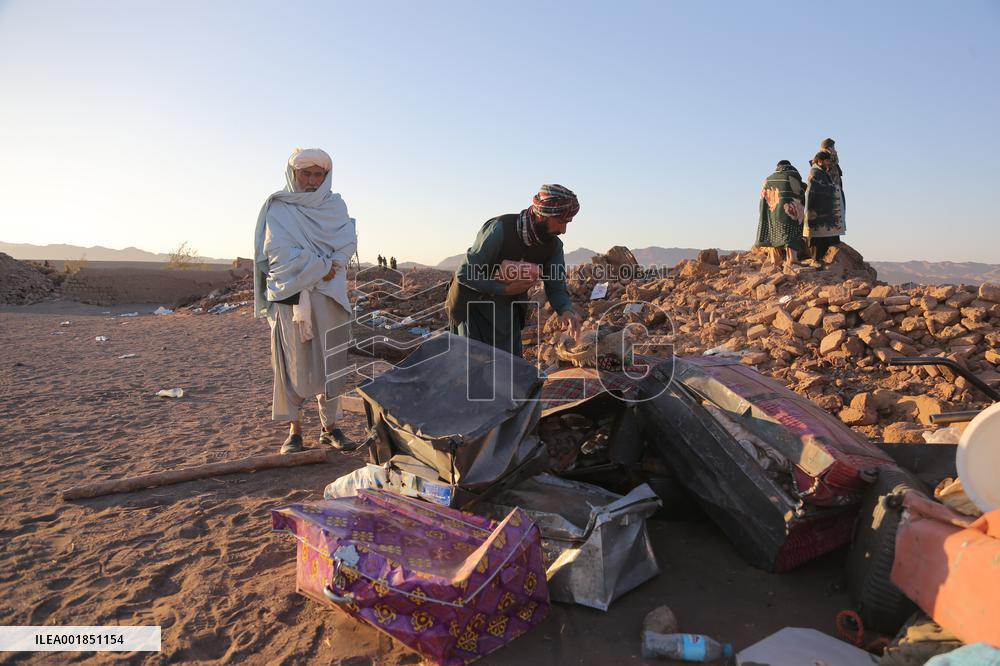 AFGHANISTAN-ZINDAJAN-QUAKE-RESCUE