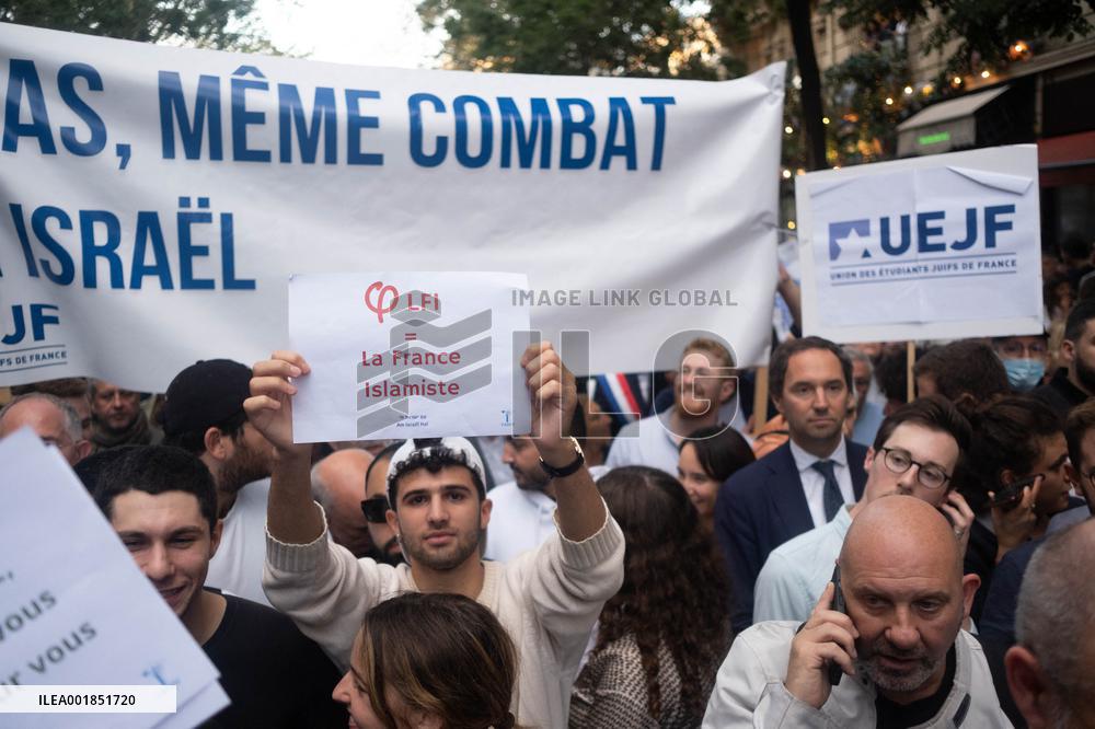 Rally In Solidarity With Israel - Paris
