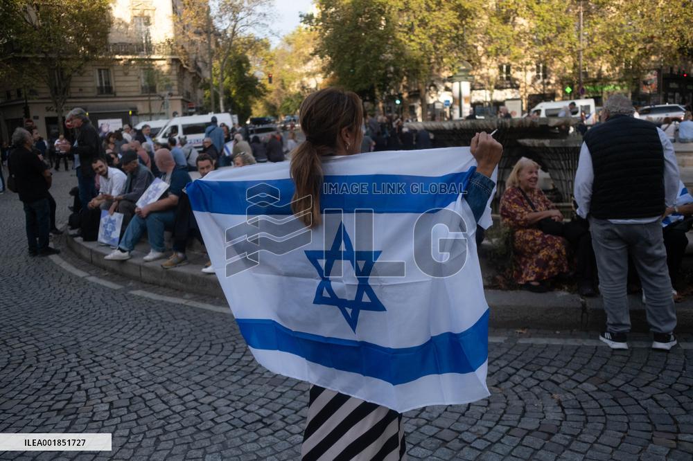 Rally In Solidarity With Israel - Paris