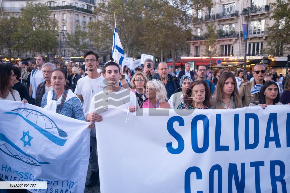 Rally In Solidarity With Israel - Paris