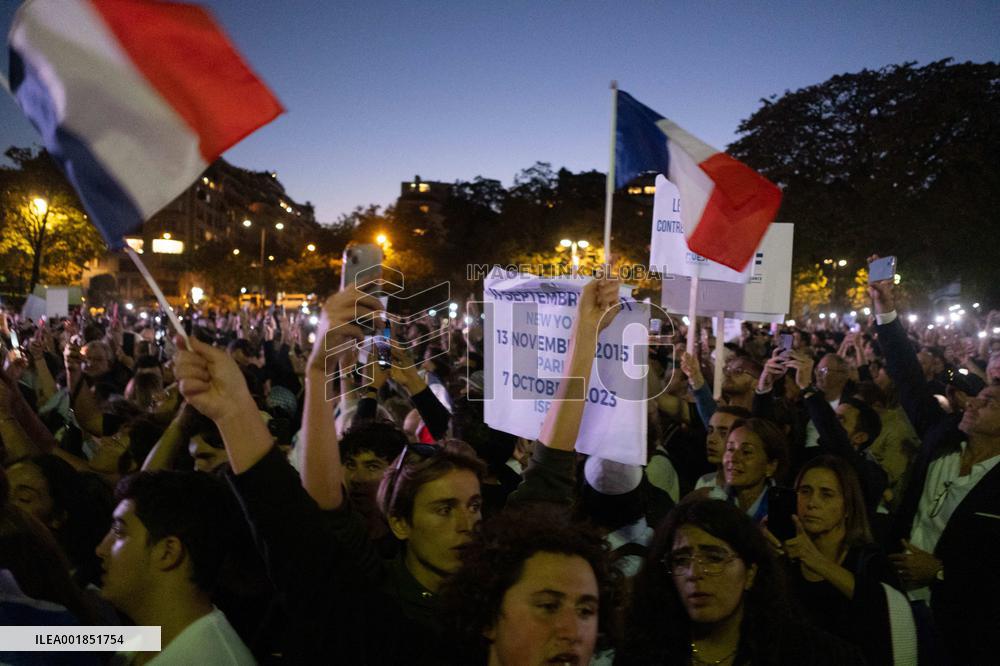 Rally In Solidarity With Israel - Paris