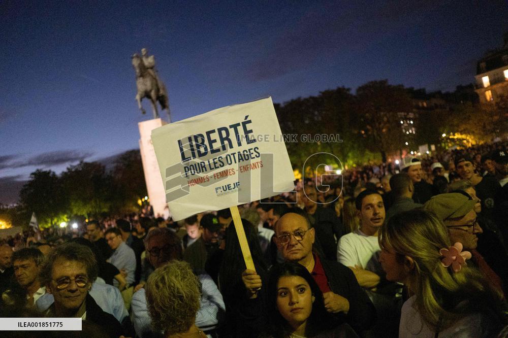 Rally In Solidarity With Israel - Paris