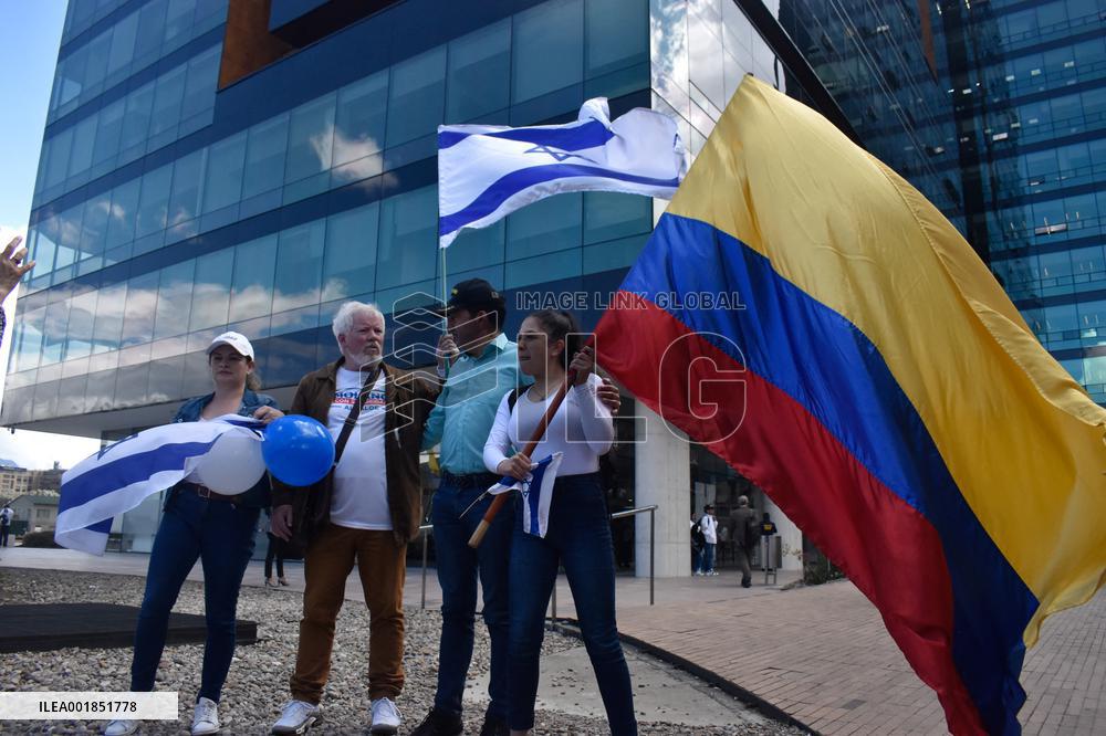 Rally in Solidarity With Israel in Colombia