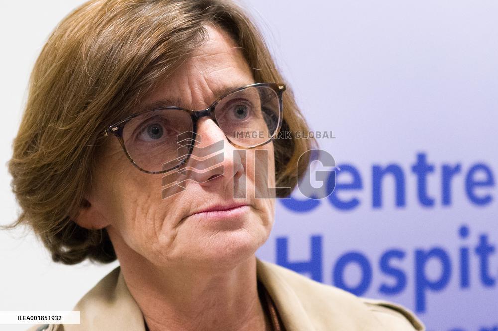 Agnes Firmin Le Bodo At A Conference At CHU - Toulouse