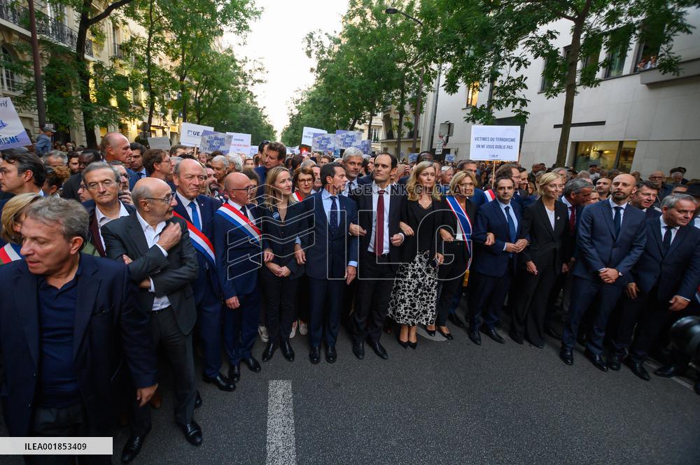 Rally In Solidarity With Israel - Paris