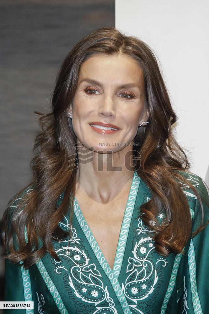 Queen Letizia At Mental Health Day Event - Madrid