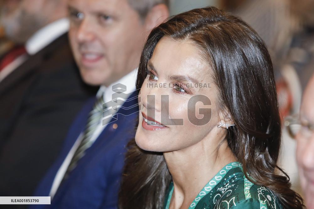 Queen Letizia At Mental Health Day Event - Madrid